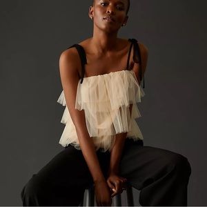 Anthropologie Sunday in Brooklyn Tie-Strap Tank